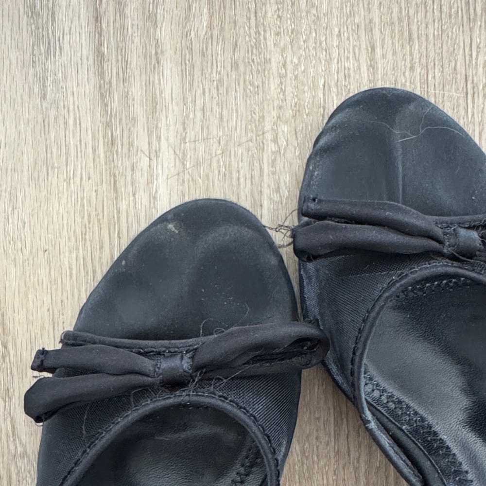 FIONI Clothing Black Bow Mules